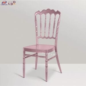 Classic Metal Wedding Crown Chair
