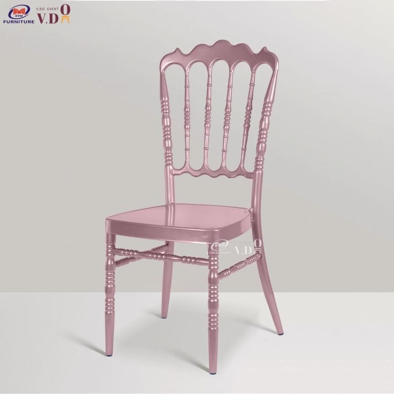 Classic Metal Wedding Crown Chair