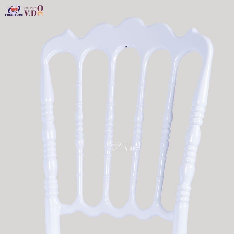 Metal White Flame Chair - Image 2