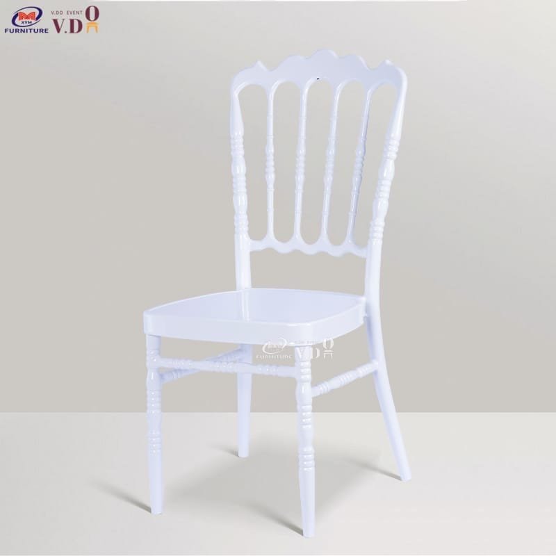 Metal White Flame Chair