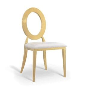 Small steel circle chair
