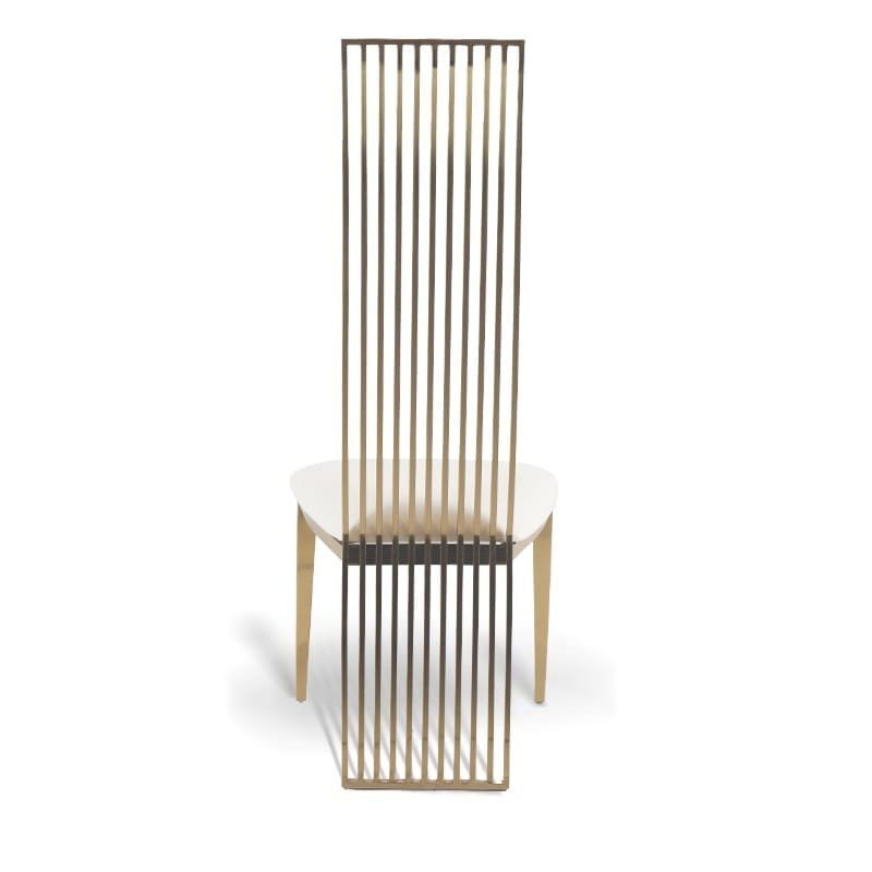 Stainless steel harp chair - Image 3