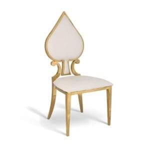 Stainless steel spade chair