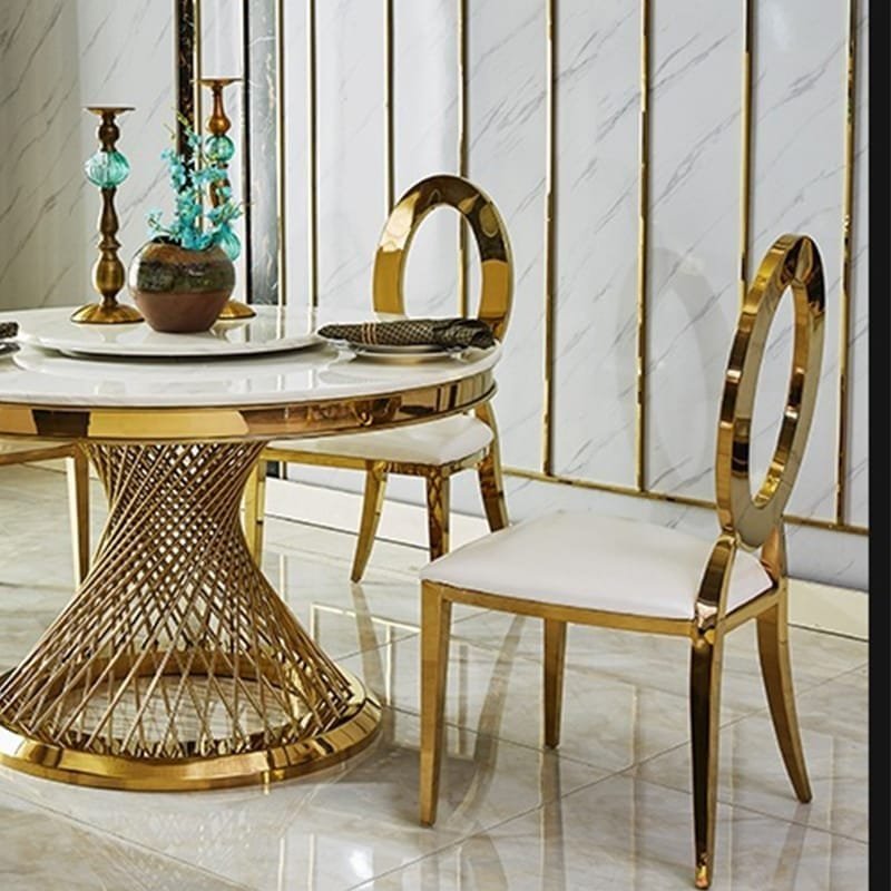 Small steel circle chair - Image 8