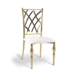 stainless steel mesh back chair